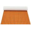 1200x2000x6mm EVA Foam Sheet Orange with Black Line Teak Synthetic Boat Decking Pad view 2