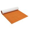 1200x2000x6mm EVA Foam Sheet Orange with Black Line Teak Synthetic Boat Decking Pad view 3