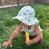 JAN & JUL Toddler Beach Sun-Hat for Baby Boys, 50+ UPF (M: 6-24 Months, Fish Friends) view 4