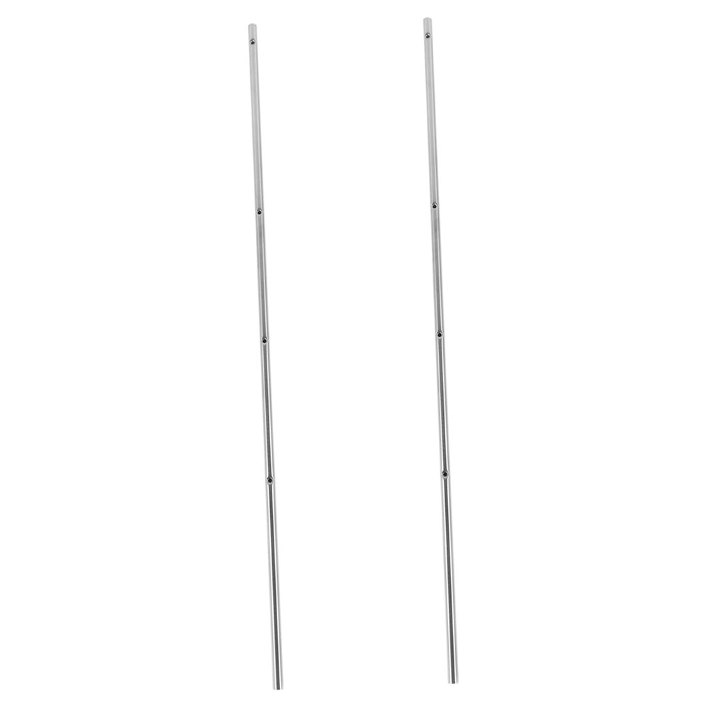 2 Pieces Foosball Pole Football Machine Part Telescopic Foosball Rods Foosball Accessories Children's Football Desk Handlebar Metal Bar Table Child