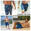 Kanu Surf Mens, Wade Mens Swim Trunks Quick-Dry Swim Shorts Men, 5.5  9 Inch Inseam (Regular & Extended Sizes), Reef Navy, X-Large view 2