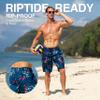 Kanu Surf Mens, Wade Mens Swim Trunks Quick-Dry Swim Shorts Men, 5.5  9 Inch Inseam (Regular & Extended Sizes), Reef Navy, X-Large view 4