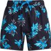 Kanu Surf Mens, Wade Mens Swim Trunks Quick-Dry Swim Shorts Men, 5.5  9 Inch Inseam (Regular & Extended Sizes), Oasis Black, Small view 1