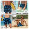 Kanu Surf Mens, Wade Mens Swim Trunks Quick-Dry Swim Shorts Men, 5.5  9 Inch Inseam (Regular & Extended Sizes), Oasis Black, Small view 2