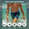 Kanu Surf Mens, Wade Mens Swim Trunks Quick-Dry Swim Shorts Men, 5.5  9 Inch Inseam (Regular & Extended Sizes), Oasis Black, Small view 3