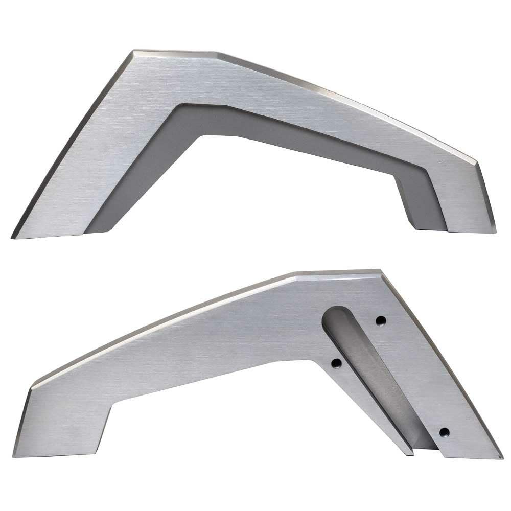 Malibu Boat Display Brackets 5550220P-ANGR | M235 Gray Aluminum (2PC)