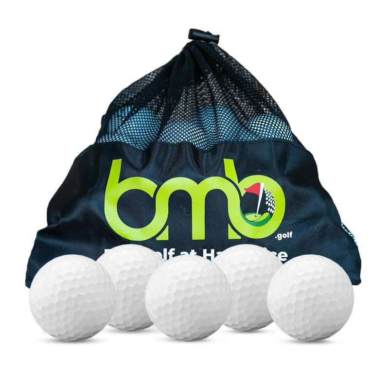 BMB GOLF Used & Recycled (Store Brand Mix 96 Pack 4.0-5.0) Long Distance Bulk White Supplies & Accessories Gift for Golfers (Men & Women)