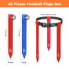 Flag Football Set, 42 Football Flags Belts with 14Player Adjustable Flag for Kids14 Player view 2