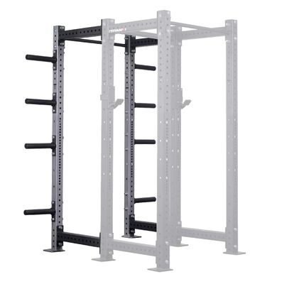 Titan Fitness X-3 Series 90" Silver Bolt-Down Power Rack Extension Kit, 24" Depth, 1000 LB Capacity, 1.25" Pull Up Bar, Weight Plate Holders, Weightlifting and Strength Training