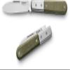 LionSTEEL Barlow Traditional Gentlemens Folding Pocket Knife, Collector Quality Folder for EDC, Titanium Bolsters, M390 Steel, Made in Italy (Roundhead, Micarta Inlay) view 1