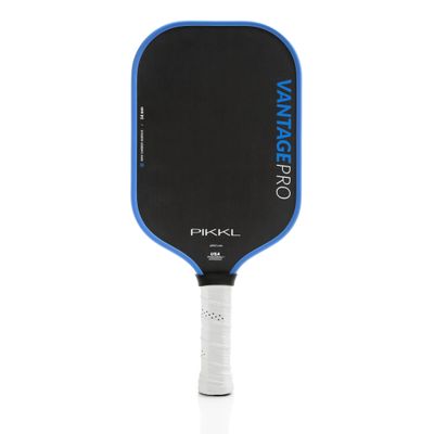 PIKKL VantagePro Carbon Fiber Pickleball Paddle (Blue, 14 mm)