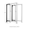 Titan Fitness Titan Series 100" Bolt-Down Black 24" Power Rack Extension Kit, Rackable 2000 LB Capacity, Weightlifting and Strength Training view 4