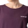 Wrangler Women's Jersey Top and Flannel Pant Sleep Pajama Set, Wine/Ombre Plaid, 3X view 3