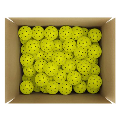 Great Call Athletics | Outdoor Pickleballs USA Pickleball Approved Official 40 Hole Balls Pickle Sports Balls Tournament Pack (100 Pack, Yellow)