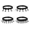 BANYUP Treestand Strap Hangers with Metal Hooks Hunting Gear Hanger Thick Strap Bow Hanger Multi-Hook Accessory Holder Portable Thick Strap Bow Hanger Outdoor Gear Holder Hiking Gear Holder view 2