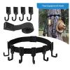 BANYUP Treestand Strap Hangers with Metal Hooks Hunting Gear Hanger Thick Strap Bow Hanger Multi-Hook Accessory Holder Portable Thick Strap Bow Hanger Outdoor Gear Holder Hiking Gear Holder view 3