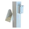 CM Marine 36" Shore Power Pedestal with Water & Electric | 15 Amp GFCI Outlet | Hose Holder | Brass Spigot (White) view 2