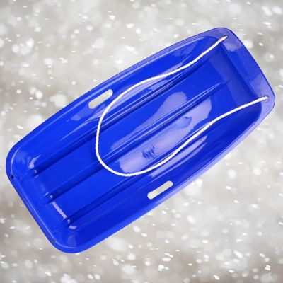 Children's Double Sledge, Thickened Wear-Resistant Sledge, Plastic Sledge Board, Winter Sledge