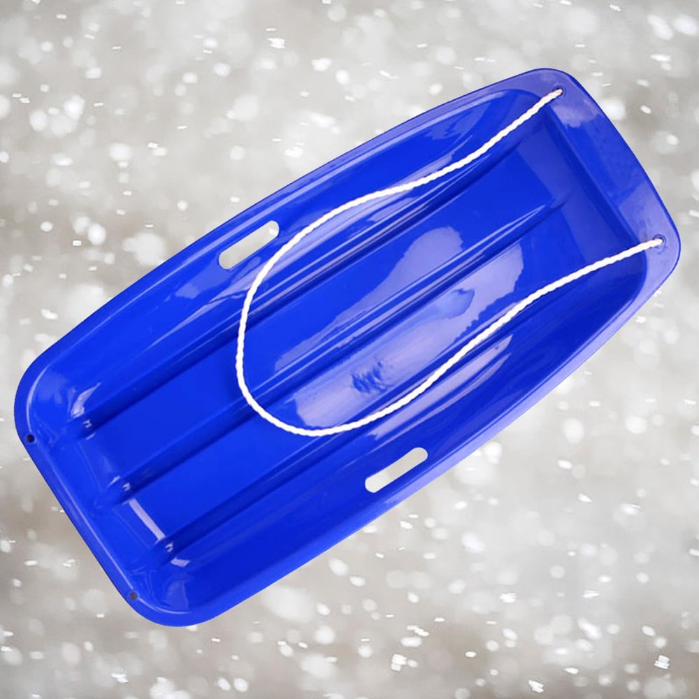Children's Double Sledge, Thickened Wear-Resistant Sledge, Plastic Sledge Board, Winter Sledge