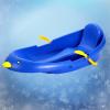 Children's Snowboard Sled, Thickened Wear-Resistant Sled, Winter Sled, Plastic Sled, Adult Sled with Backrest view 1