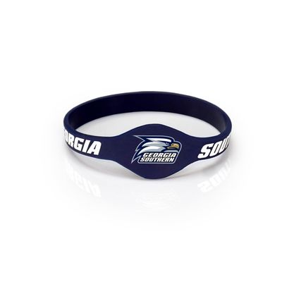 Fan Frenzy Gifts Silicone Bracelet Officially Licensed College Silicone Bracelets | NCAA College Football Bracelets | University Team Jewelry, (Georgia Southern University)