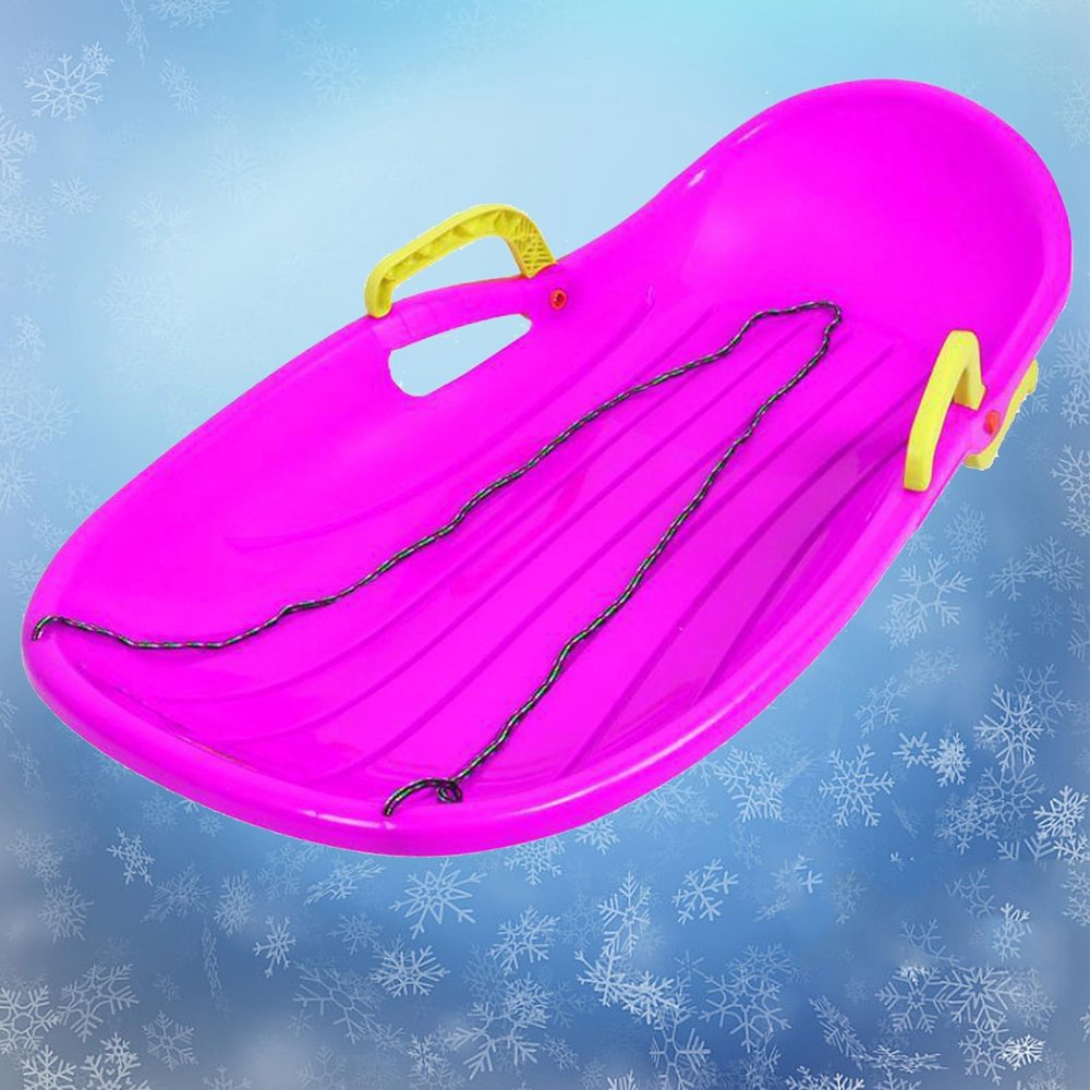 Children's Sledges, Thickened Plastic Sledges, Winter Tandem Sledges, Sledges with Brakes and Pull Ropes