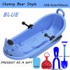 TUOYIBO Children's Cartoon Bear Sled, Sled with 2 Handles and Pull Rope, Thickened Sled, Plastic Sled view 2