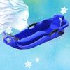 Two-Handle Children's Sledges, Two-Person Padded Sledges, Sledges with Backrests, Frost-Resistant and Wear-Resistant Sledges view 1