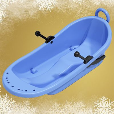 Adult Children's Sledge, Double Thickened Sledge, Wear-Resistant Personalised Sledge, Big Backrest Sledge