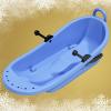 Adult Children's Sledge, Double Thickened Sledge, Wear-Resistant Personalised Sledge, Big Backrest Sledge view 1