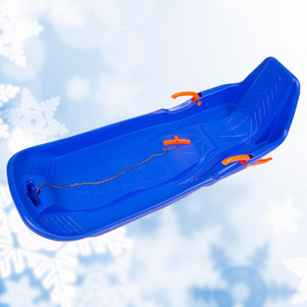 Children's Anti-Freeze Sledges, Winter Sledges for The Whole Family, Sledges with Brakes and Pull Ropes, Hard-Wearing High Back Sledges