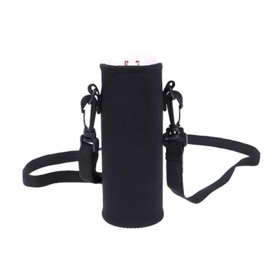 ACUIF Water Bottle Carrier Bag, Bottle Pouch Holder, Adjustable Shoulder Hand Strap Thermos Cup Case Insulated Bag Sling Neoprene Cup Sleeve Sports Water Bottle Accessories,550ml