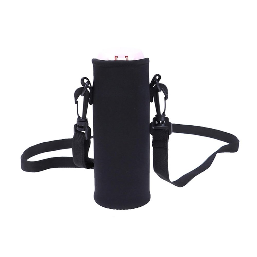 ACUIF Water Bottle Carrier Bag, Bottle Pouch Holder, Adjustable Shoulder Hand Strap Thermos Cup Case Insulated Bag Sling Neoprene Cup Sleeve Sports Water Bottle Accessories,550ml