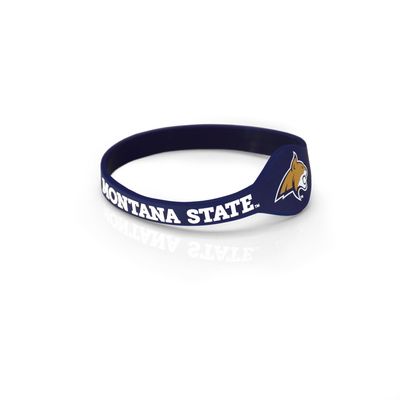 Fan Frenzy Gifts Silicone Bracelet Officially Licensed College Silicone Bracelets | NCAA College Football Bracelets | University Team Jewelry, (Montana State University)