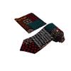 ANNINGWAX African Print Tie Set Ankara Necktie and Pocket Squares for Wedding Men Christmas Fathers Day Gift view 3
