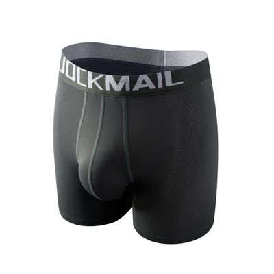 JOCKMAIL Mens Boxer Shorts Modal Soft Mens Underwear with Dual Pouch Trunks and Fly Micro-Separate Pouches (XX-Large,468Armygreen)
