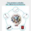RESKIU Billiard Ball Polishing Cleaning Machine,2 in 1 Cleaning Machine 16/22 Balls Billiards Cleaning, ool Ball Cleaner polishing Machine is Suitable for Billiards Ball Set,22balls view 4