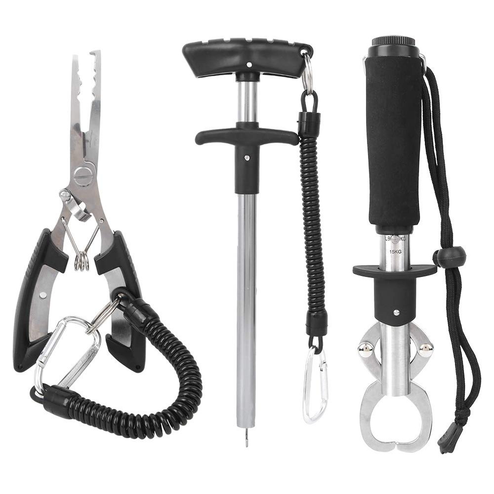Xcello Stainless Steel Fishing Tool Set Plier, Gripper, and Hook Remover for Sea Boat Fishing