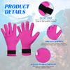 AUAUY Water Gloves, 3mm Neoprene Five Finger Warm Wetsuit Gloves, Flexible Anti Slip Surfing Glove with Adjustable Wrist Strap for Scuba Diving Snorkeling Surfing Paddling Kayaking Swimming view 2
