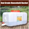 SHENJIA Water Storage Plastic Water Tank with Faucet for Household, Food-Grade Rectangular Thickened Water Tower, Plastic Bucket - 25L/45L/75L/100L/160L Options view 3