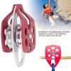 Xcello Outdoor Survival Double Sheave Aluminum Pulley Climbing and Mountaineering Accessory view 4