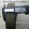 1 1/2 Inch Polypropylene Webbing Strap Tape for Bags, DIY Craft, Backpack, Strapping - Length 5 10 20 or 50 Yard view 2