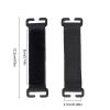 3PCS Tactical Patches Molle AttachmentMolle AdapterPatches Display Tactical Molle Strips for BadgesTactical Molle Strips Molle Hook Loop Panel for Badges Backpacks (3pcs Black) view 2
