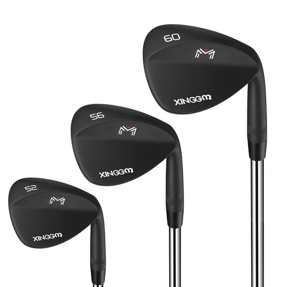 XINGGM Forged Golf Wedge Set for Men or Individual 48/50/52/54/56/58/60/68/70/72 Degree RH Gap Wedge Sand Wedge Easily Escape from Bunker,Milled Face for More Spin