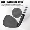 XINGGM Forged Golf Wedge Set for Men or Individual 48/50/52/54/56/58/60/68/70/72 Degree RH Gap Wedge Sand Wedge Easily Escape from Bunker,Milled Face for More Spin view 3