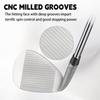 XINGGM Forged Golf Wedge Set for Men or Individual 48/50/52/54/56/58/60/68/70/72 Degree RH Gap Wedge Sand Wedge Easily Escape from Bunker,Milled Face for More Spin view 3