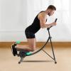 Foldable Ab Workout Machine, Core&Abdominal Cruncher Trainer Machine 120-Degree Arc-Shaped Body Shaper Random Rotation Sit Up Bench with LED Display Monitor for Home Gym (Black) view 2