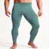 CADMUS Mens Compression Workout Pants Tights Leggings Muscle Baselayer Running, Black, Bluish Green, 1125, 2XL view 2