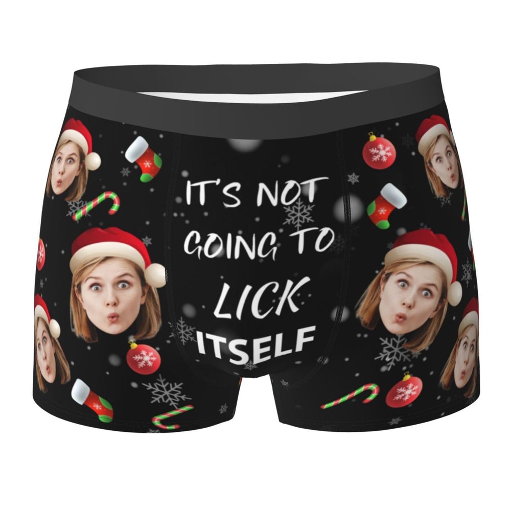 Custom Boxers With Face Personalized Boxers For Men Custom Underwear For Boyfriend Customized Underwear Customized Gifts Style-20 Small