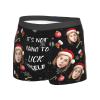 Custom Boxers With Face Personalized Boxers For Men Custom Underwear For Boyfriend Customized Underwear Customized Gifts Style-20 Small view 2